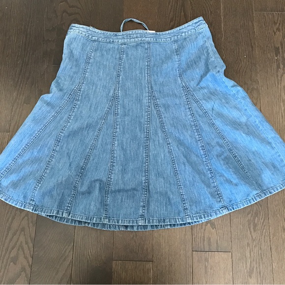 Liz Claiborne, Linen cotton blend flat skirt size 12 - Picture 6 of 6